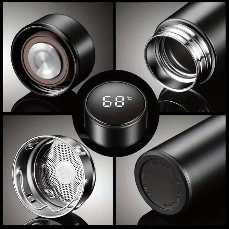 500ML Intelligent Stainless Steel Thermos Temperature Display Smart Water Bottle Vacuum Flasks Thermoses Christmas Gift
